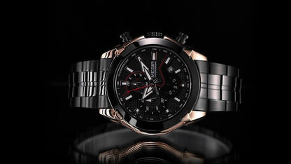 MEGIR Fashion Men Watches Luxury Business Watch for Men Stainless Steel Quartz Wrist Watch Calendar Date Clock Reloj Hombre 2065 - ElandielStyle