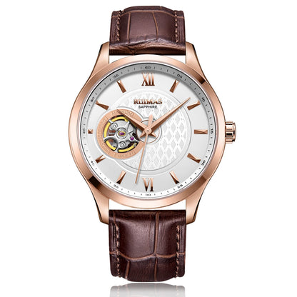 RUIMAS Business Men Watch Luxury Fashion Automatic Mechanical Watches for Men Waterproof Male Wristwatch Relogio Masculino 6754 - ElandielStyle
