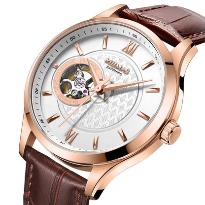 RUIMAS Business Men Watch Luxury Fashion Automatic Mechanical Watches for Men Waterproof Male Wristwatch Relogio Masculino 6754 - ElandielStyle