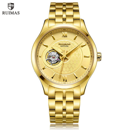 RUIMAS Business Men Watch Luxury Fashion Automatic Mechanical Watches for Men Waterproof Male Wristwatch Relogio Masculino 6754 - ElandielStyle