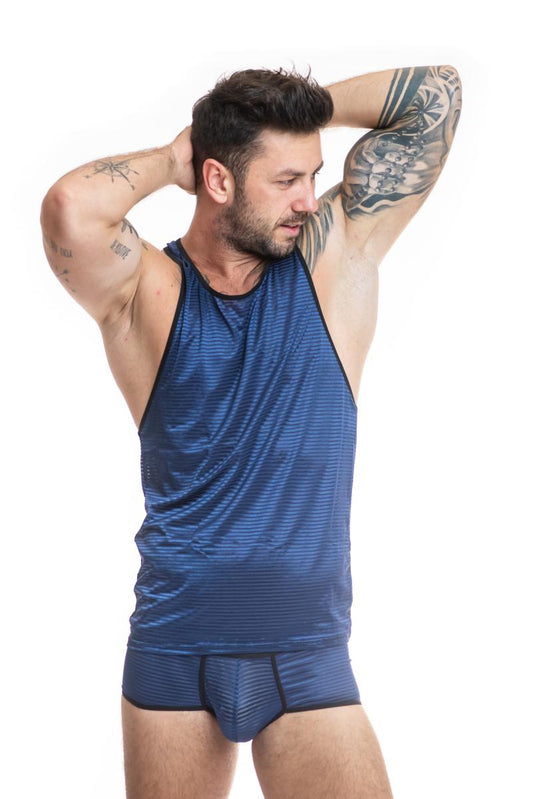 Men Top 053598 Naval - 3XL - ElandielStyle