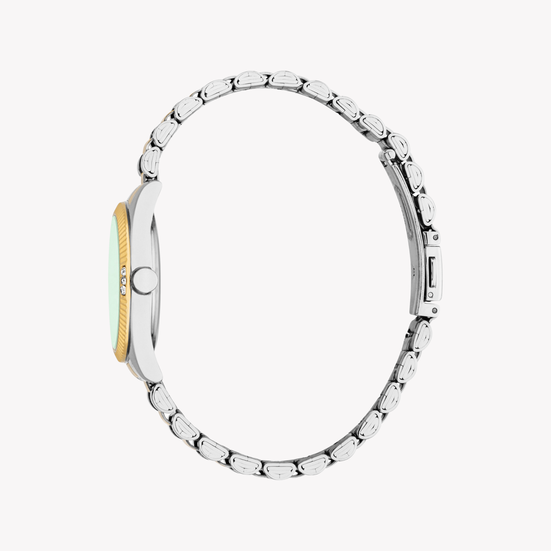 ESPRIT Women's Silver/Gold, Green Watch | ES1L515M0065 - ElandielStyle