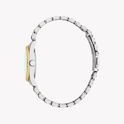 ESPRIT Women's Silver/Gold, Green Watch | ES1L515M0065 - ElandielStyle