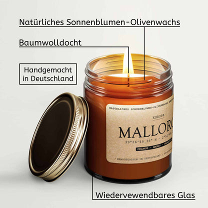 Sansibar Kerze - Meerbrise | Jasmin | Veilchen | Lilien - ElandielStyle