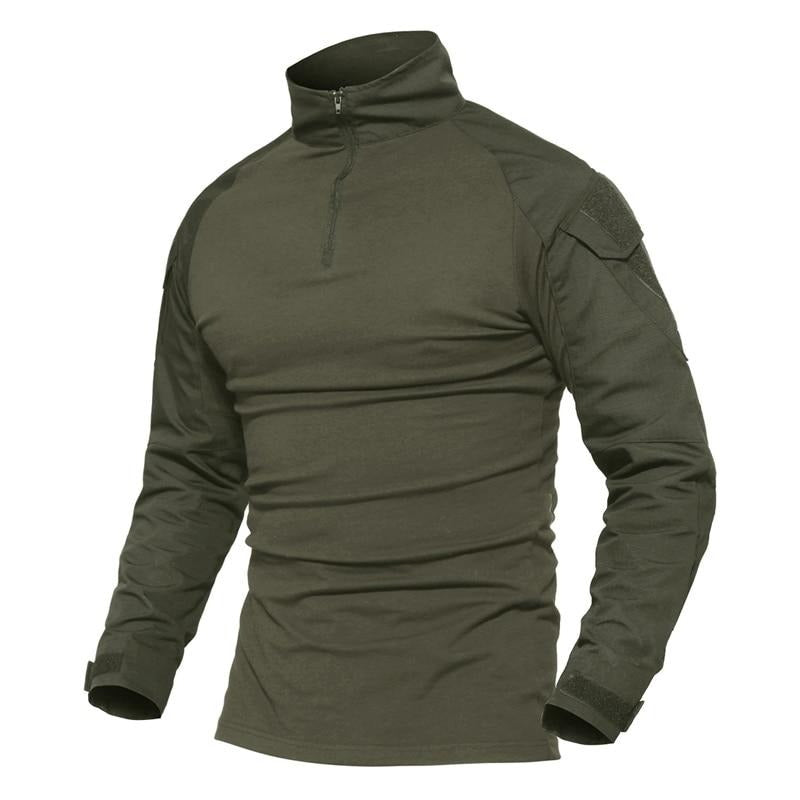 Combat Shirt Men Long Sleeve Military Style Tactical T-shirts US Army Multicam Airsoft Special SWAT t shirts for Man - ElandielStyle