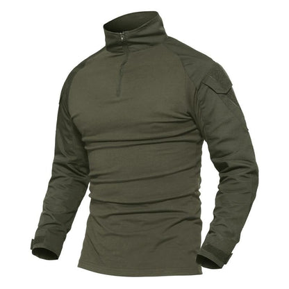 Combat Shirt Men Long Sleeve Military Style Tactical T-shirts US Army Multicam Airsoft Special SWAT t shirts for Man - ElandielStyle