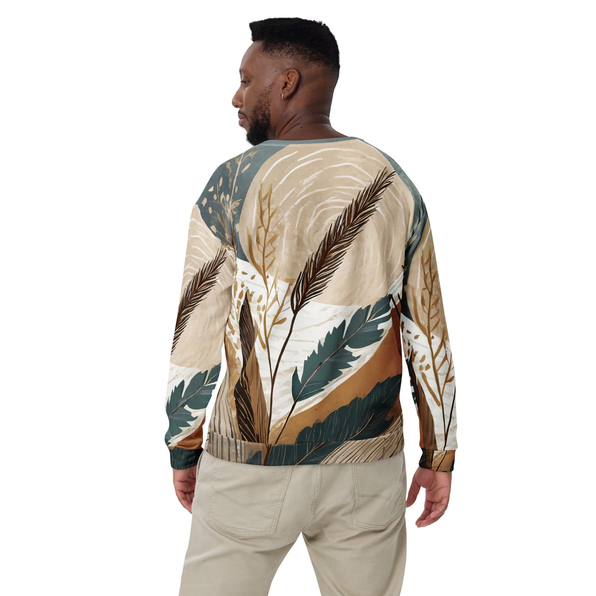 Graphic Sweatshirt for Men - Boho Style Print - ElandielStyle