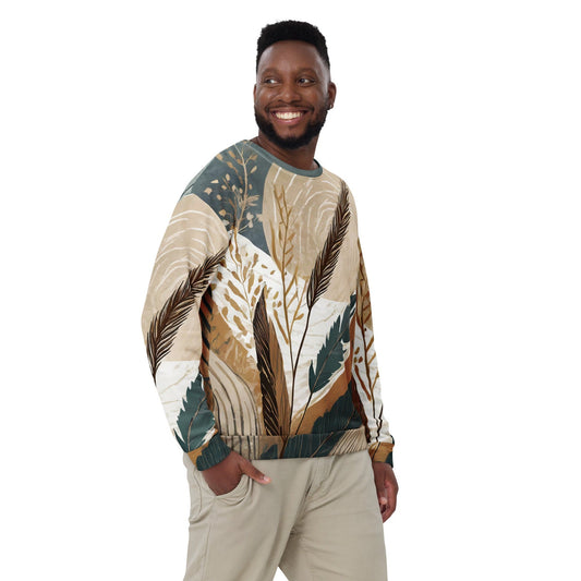 Graphic Sweatshirt for Men - Boho Style Print - ElandielStyle