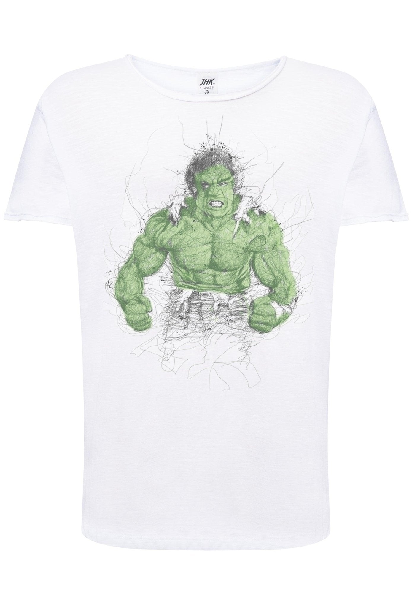 Hulk Stilizzato Art. 18 - 44 Men Uomo Fashion 100% Cotone Fiammato JK - ElandielStyle
