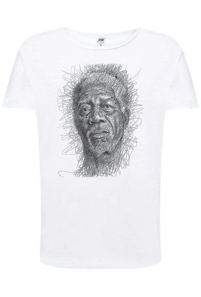 Morgan Freeman 18 - 34 Men Uomo Fashion 100% Cotone Fiammato - ElandielStyle