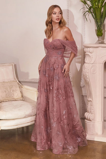 Strapless Layered Tulle Gown - ElandielStyle