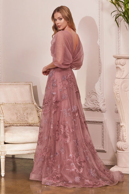 Strapless Layered Tulle Gown - ElandielStyle