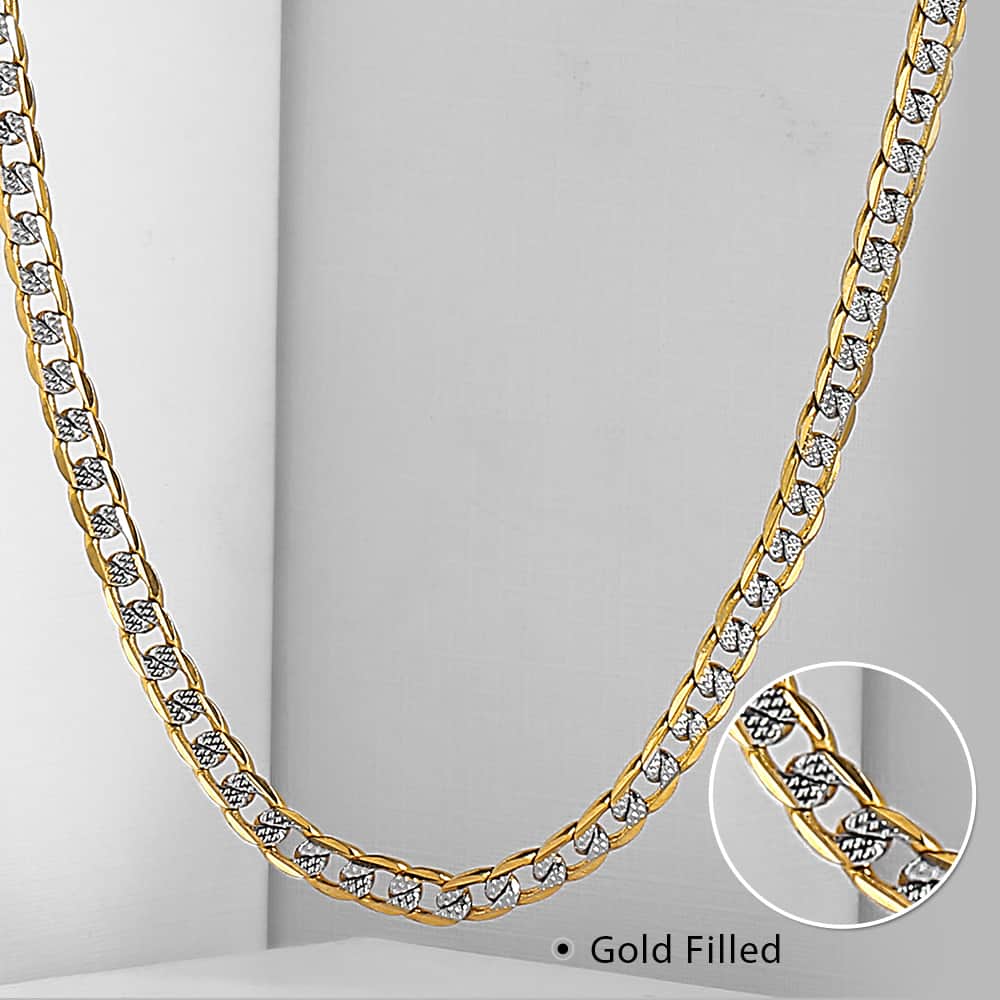 Gold Chain Necklace for Men Women Cuban Link Chains Mens Womens Necklaces Wholesale 2019 Fashion Men's Woman Jewelry - ElandielStyle