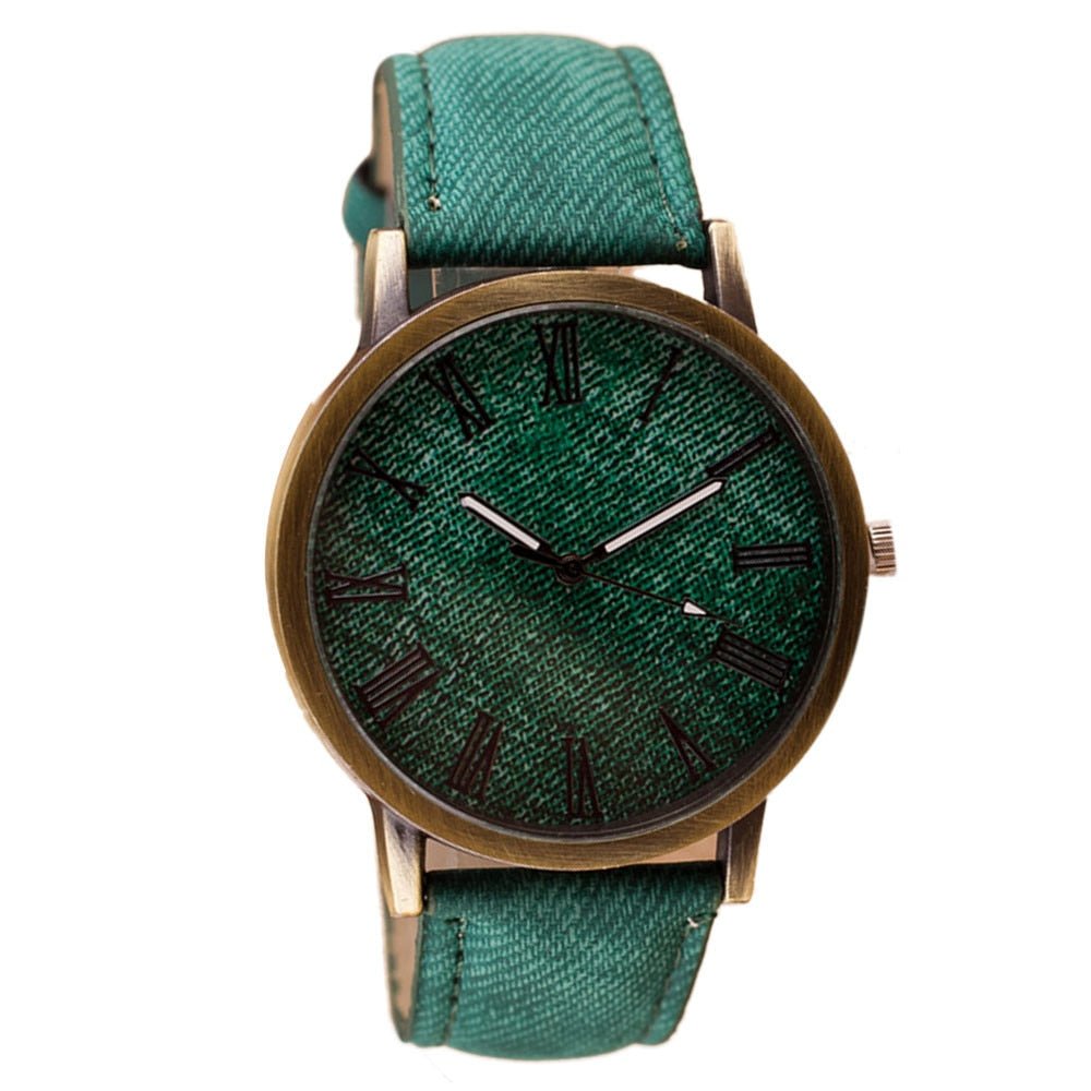 Simple Watch Business Men Retro Vogue Male WristWatch Cowboy Fashion Leather Analog Quartz Watch Man Clock - ElandielStyle