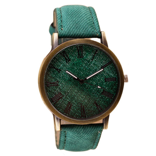 Simple Watch Business Men Retro Vogue Male WristWatch Cowboy Fashion Leather Analog Quartz Watch Man Clock - ElandielStyle