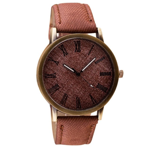 Simple Watch Business Men Retro Vogue Male WristWatch Cowboy Fashion Leather Analog Quartz Watch Man Clock - ElandielStyle
