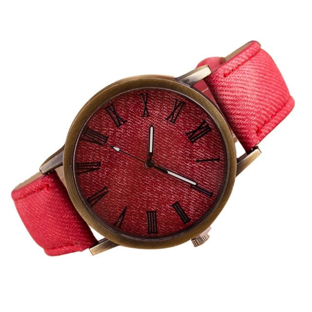 Simple Watch Business Men Retro Vogue Male WristWatch Cowboy Fashion Leather Analog Quartz Watch Man Clock - ElandielStyle
