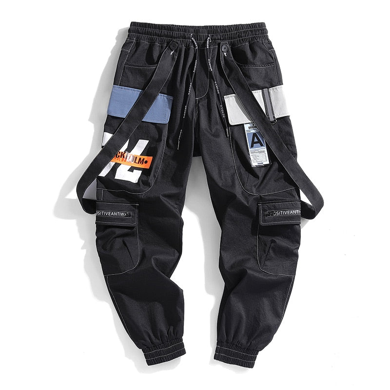 New Hot Jogger Leisure Sports Trousers Men Hip Hop Streetwear Beam Foot Cargo Pants Fashion Printing Men Pants - ElandielStyle