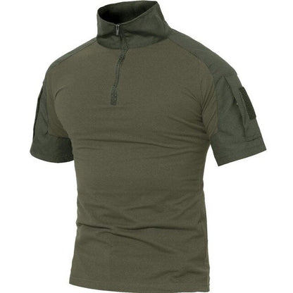 T-shirts Men Summer Cotton Tactical Tops Tees Military Style Army Breathable Paintball Security T-shirts Man Clothing - ElandielStyle