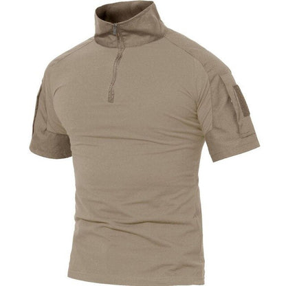 T-shirts Men Summer Cotton Tactical Tops Tees Military Style Army Breathable Paintball Security T-shirts Man Clothing - ElandielStyle
