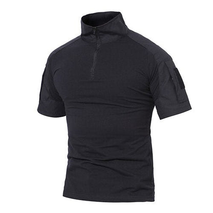 T-shirts Men Summer Cotton Tactical Tops Tees Military Style Army Breathable Paintball Security T-shirts Man Clothing - ElandielStyle