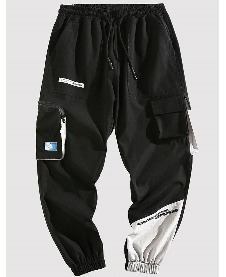 Streetwear Hip Hop Joggers Men Korean Style Harem Pants Men Casual Cargo Pants Fashion Black Men Trousers - ElandielStyle