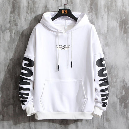 Fashion Brand Men Hoodies Spring Autumn Casual Hoodies Sweatshirts Men Street Hip Hop Harajuku Hoodies Sweatshirt Tops - ElandielStyle