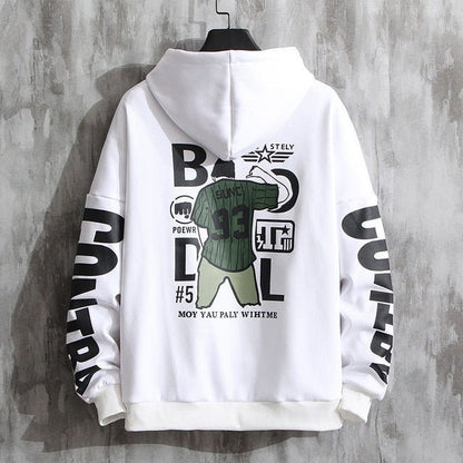 Fashion Brand Men Hoodies Spring Autumn Casual Hoodies Sweatshirts Men Street Hip Hop Harajuku Hoodies Sweatshirt Tops - ElandielStyle