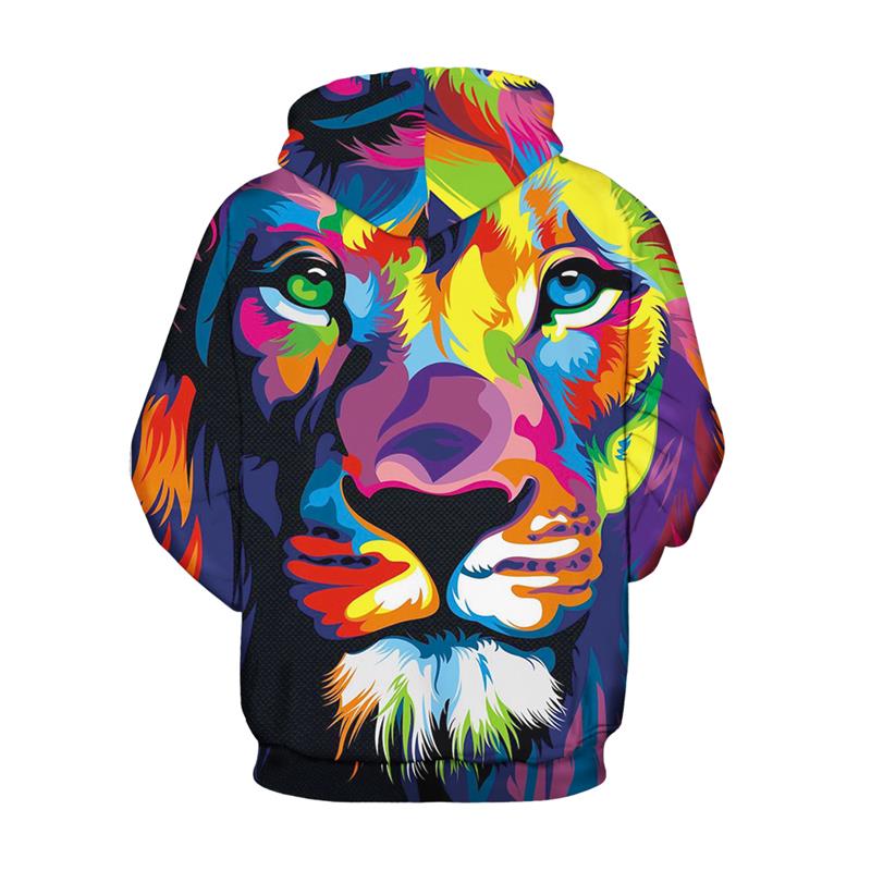 New Fashion Women Men Colorful 3D Hoodies - ElandielStyle