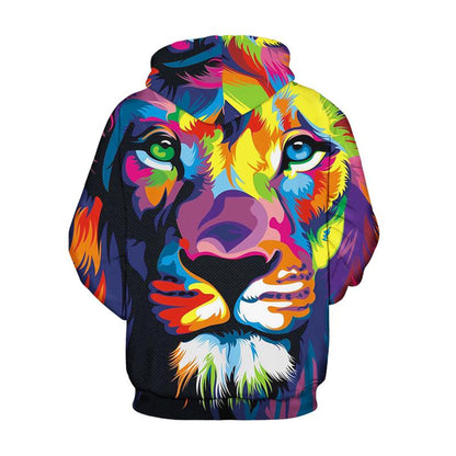 New Fashion Women Men Colorful 3D Hoodies - ElandielStyle