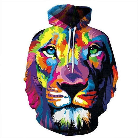 New Fashion Women Men Colorful 3D Hoodies - ElandielStyle