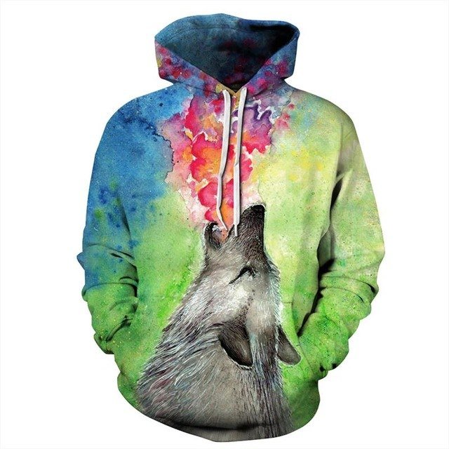 New Fashion Women Men Colorful 3D Hoodies - ElandielStyle