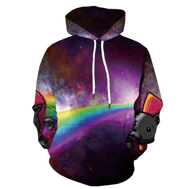 Men Winter Vortex Hypnosis Colorful Style 3D Printed Hoodie - ElandielStyle