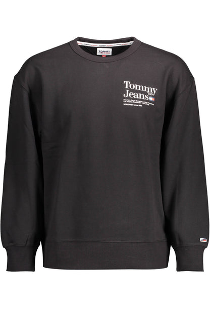 TOMMY HILFIGER SWEATSHIRT WITHOUT ZIP MAN BLACK - ElandielStyle