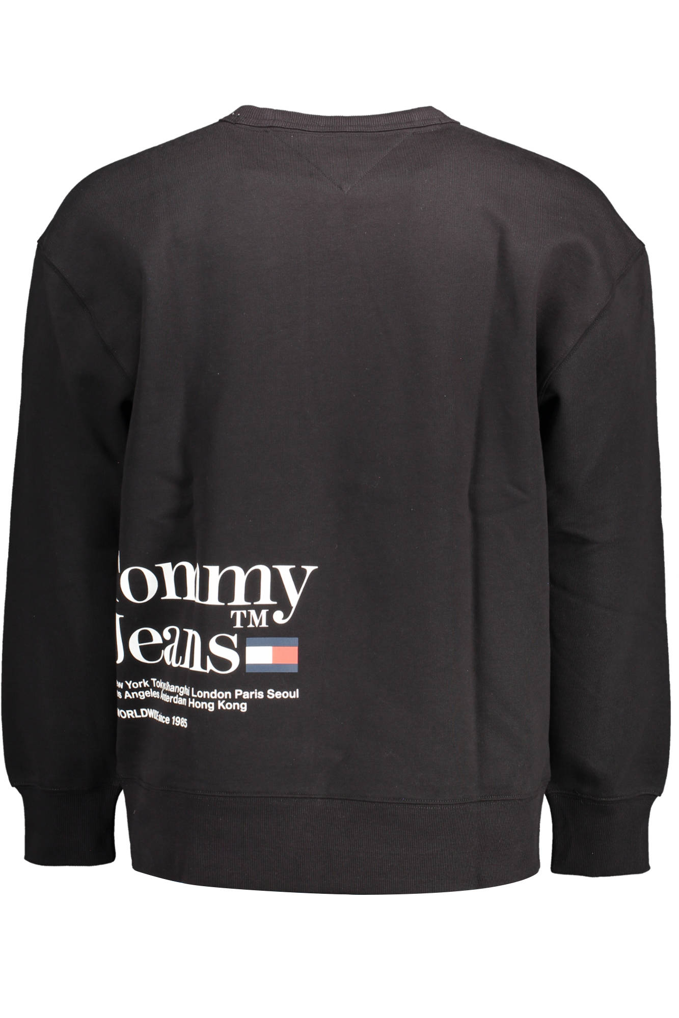 TOMMY HILFIGER SWEATSHIRT WITHOUT ZIP MAN BLACK - ElandielStyle
